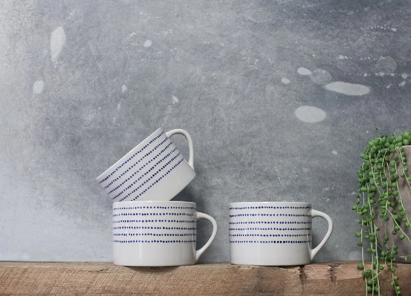 Bria Ceramic Mug - Indigo (Set of 2)