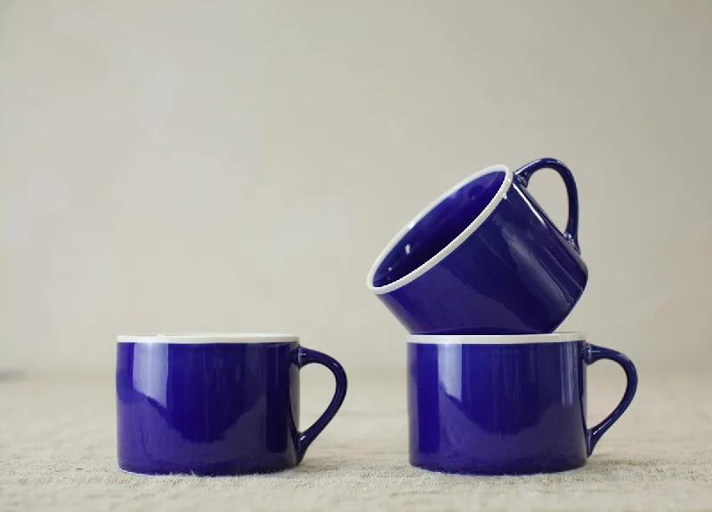 Datia Navy Short Mug (Set of 2)