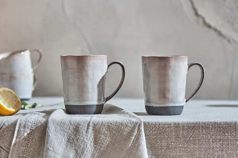 Edo Large Mug - Slate (Set of 2)