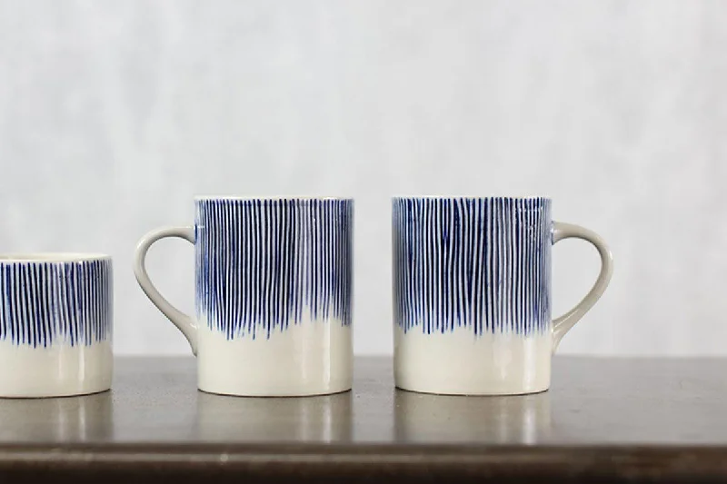 Karuma Ceramic Large Mug - Blue & White (Set of 2)