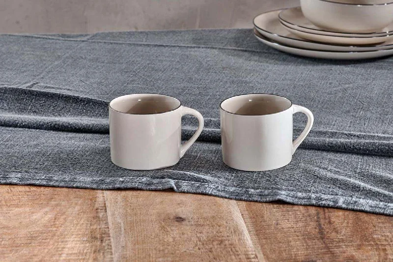 Tala Small Mug - Black & Soft White (Set of 2)