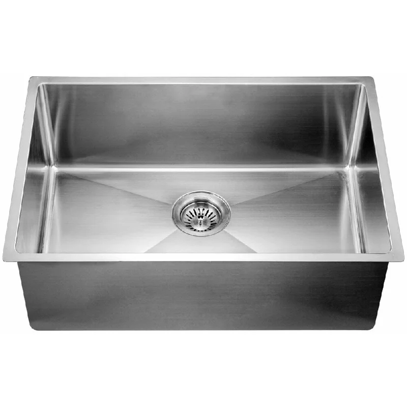 Dawn? Undermount Extra Small Corner Radius Single Bowl - Silver