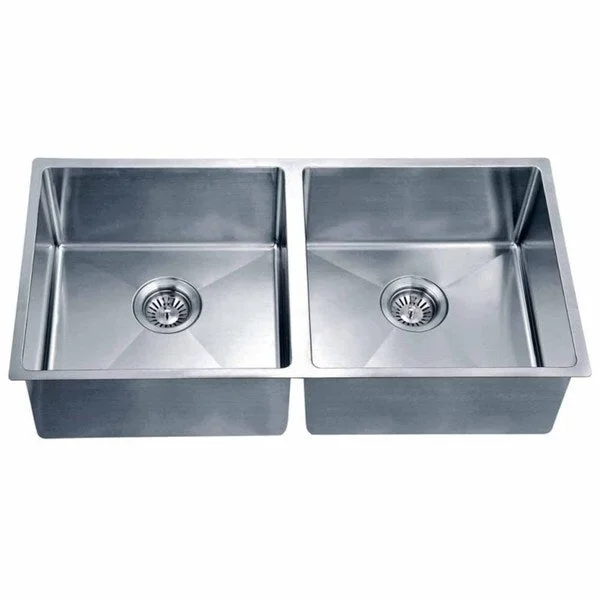 Dawn Undermount Small Corner Radius Equal Double Bowl Sink