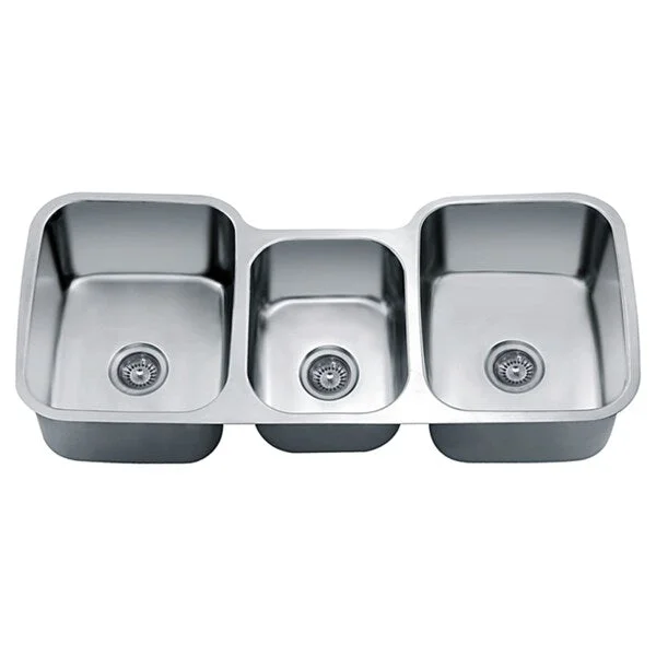 Dawn Undermount Triple Bowl Sink (46-inch x 21-inch x 9.5-inch)