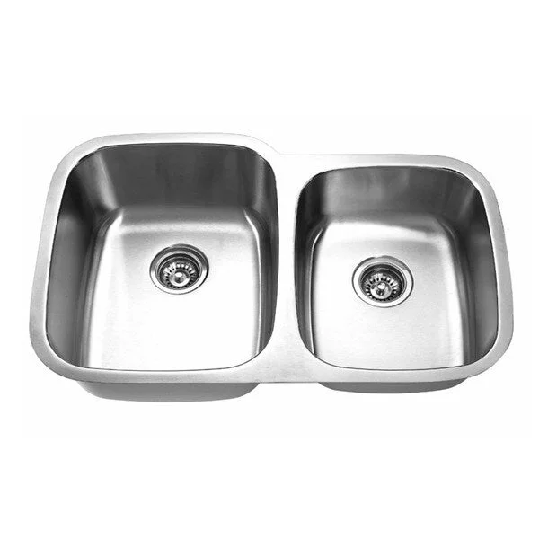 Designer Collection Double Bowl 60/ 40 Stainless Steel Kitchen Sink