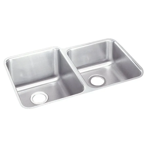 Elkay Gourmet (UM) 60/ 40 Stainless Steel Double Bowl Kitchen Sink