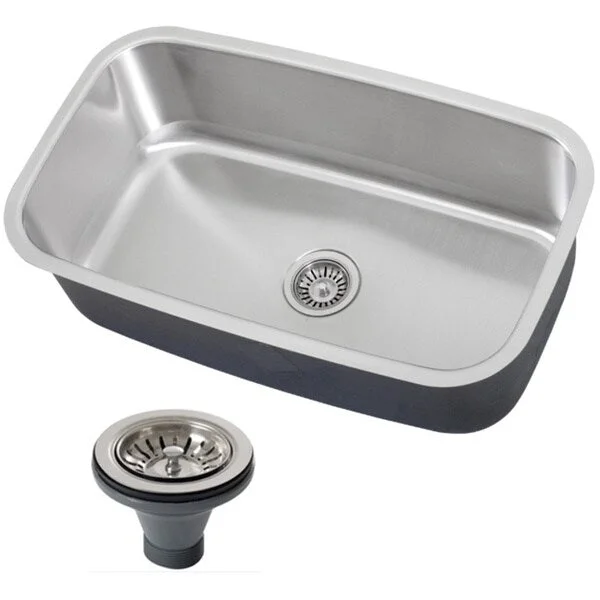 Phoenix 31.5-inch Stainless Steel 18 Gauge Undermount Single Bowl Kitchen Sink