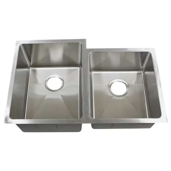 Phoenix PLZ20BG 32-inch 18-gauge Stainless Steel Double Bowl Undermount Kitchen Sink