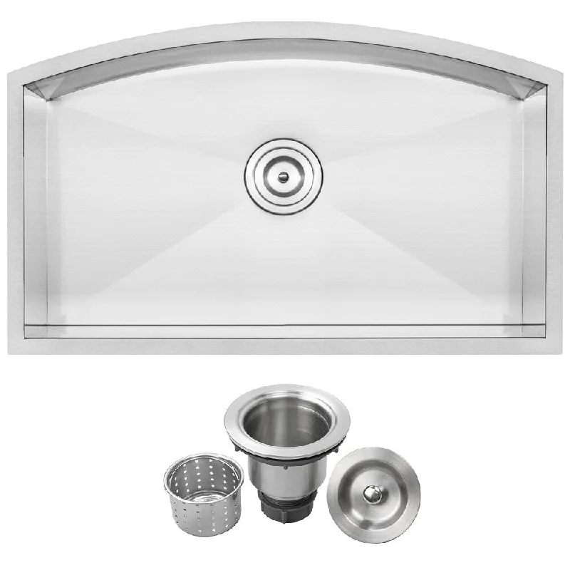 Ticor TR2220 Stainless Steel 16-gauge Single Bowl Undermount Kitchen Sink