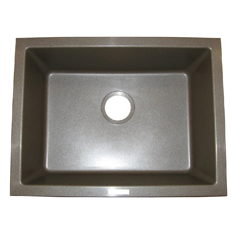 Ukinox Modern Design Undermount Granite Single Bowl Sink