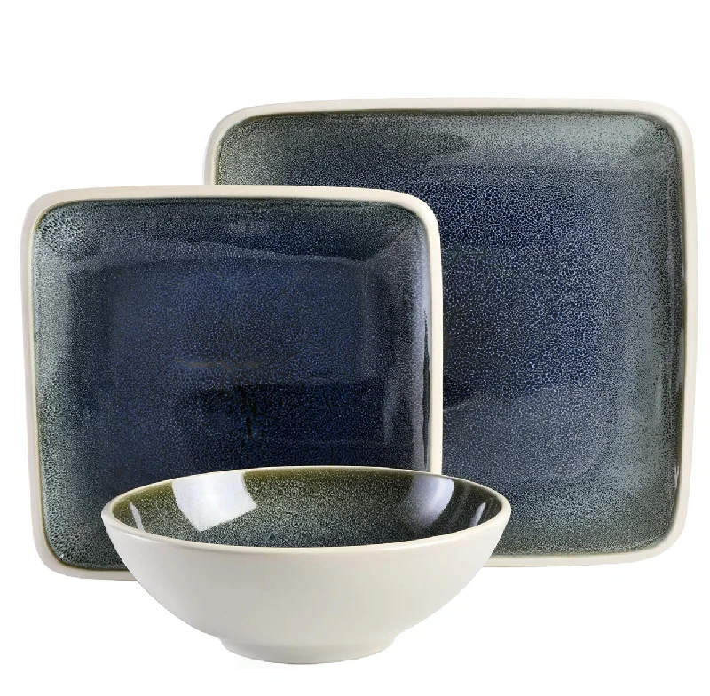 11439712RM, GE, Namastay 12Pc SQ Dinnerware Set