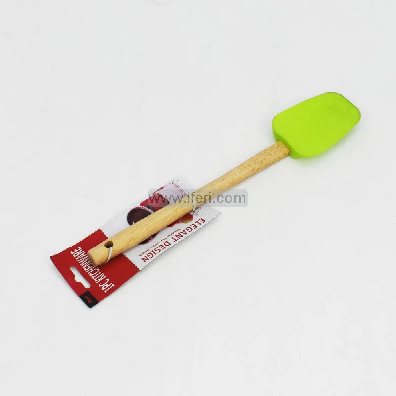 12 Inch Wooden Handle Silicon Spatula SP0109