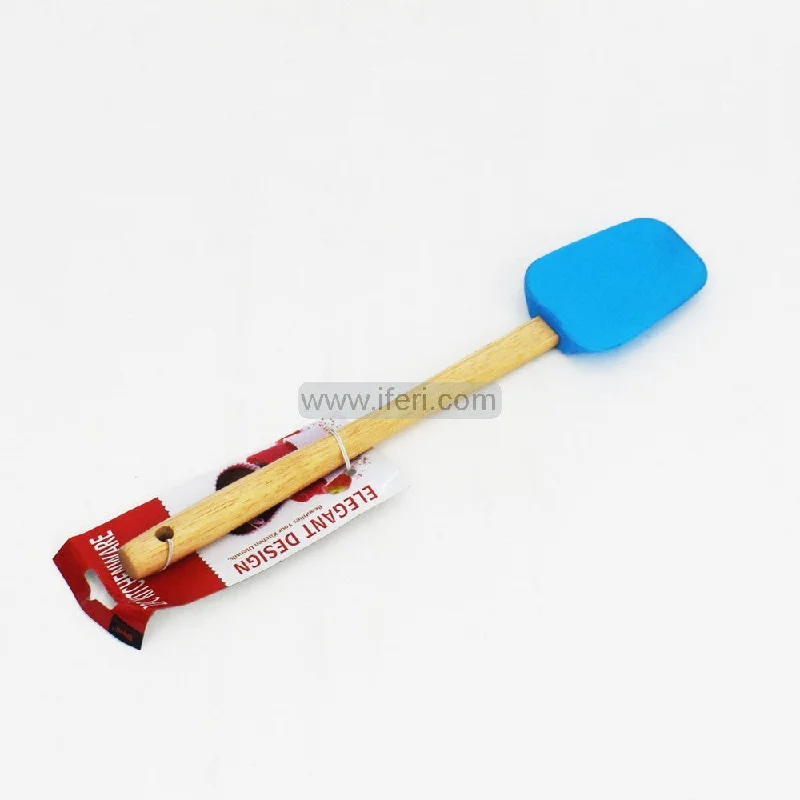 12 Inch Wooden Handle Silicon Spatula SP0110