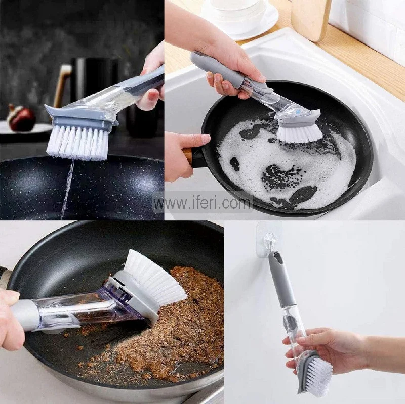 2 in 1 Multipurpose Cleaning Brush, Scrubber with Liquid Dispenser SP0049