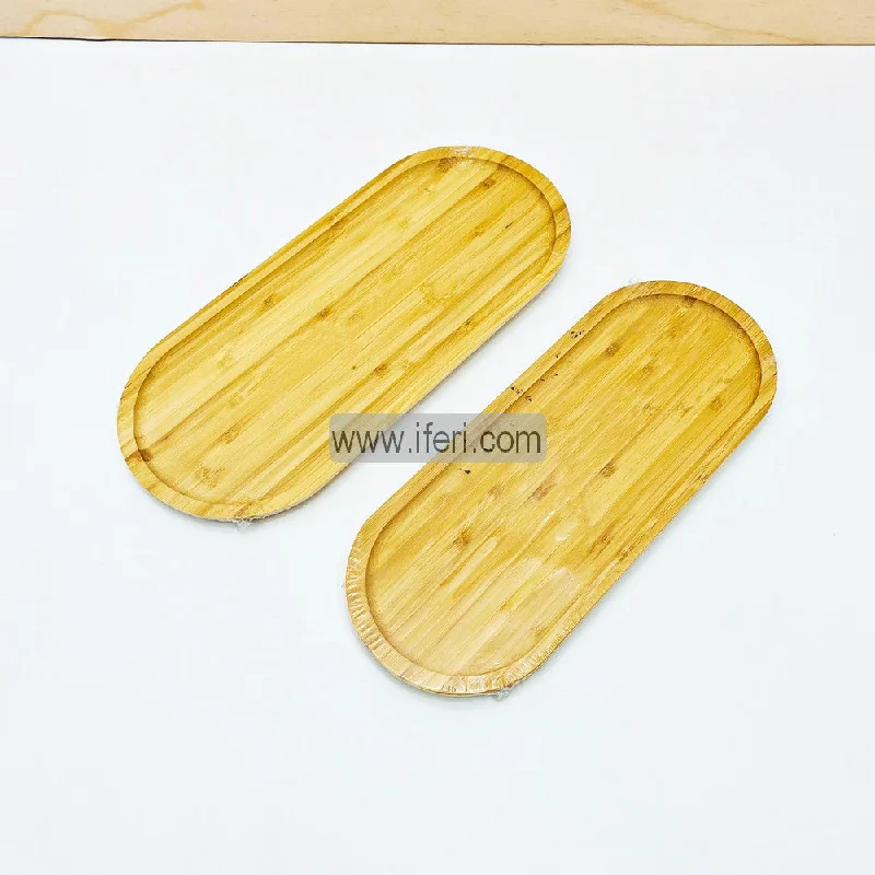 2 pcs Restaurant Bamboo Steak Serving Board/Serving Tray FH8010(LM)