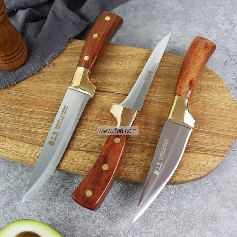 3 pcs Stainless Steel Heavy Knife Set RR1659