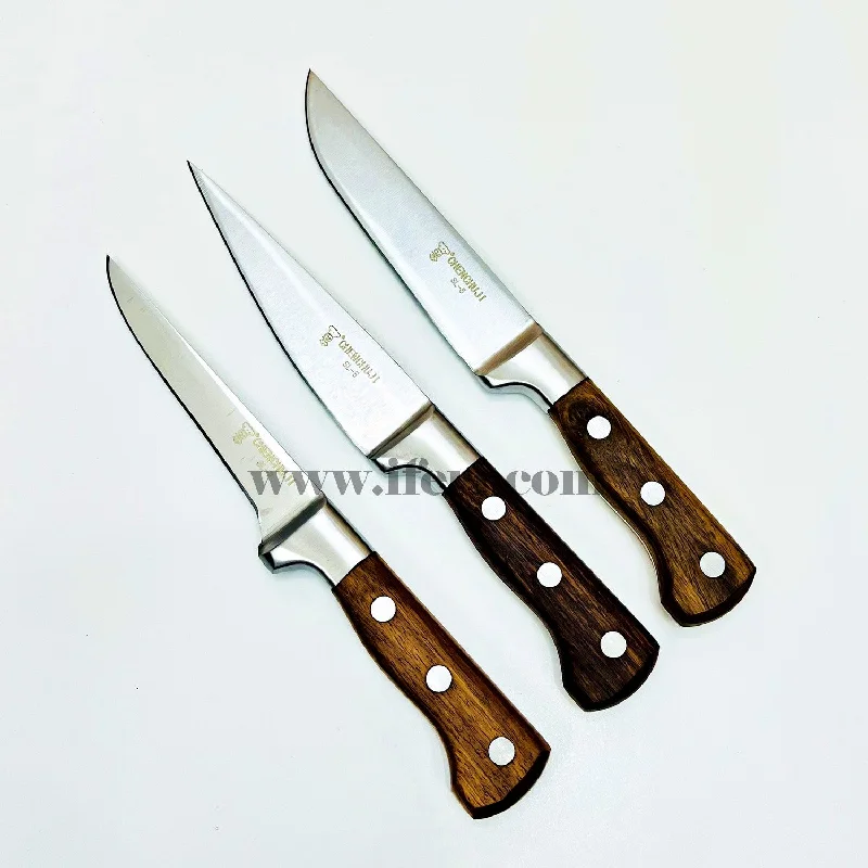 3 pcs Stainless Steel Heavy Knife Set RY-239/240/241