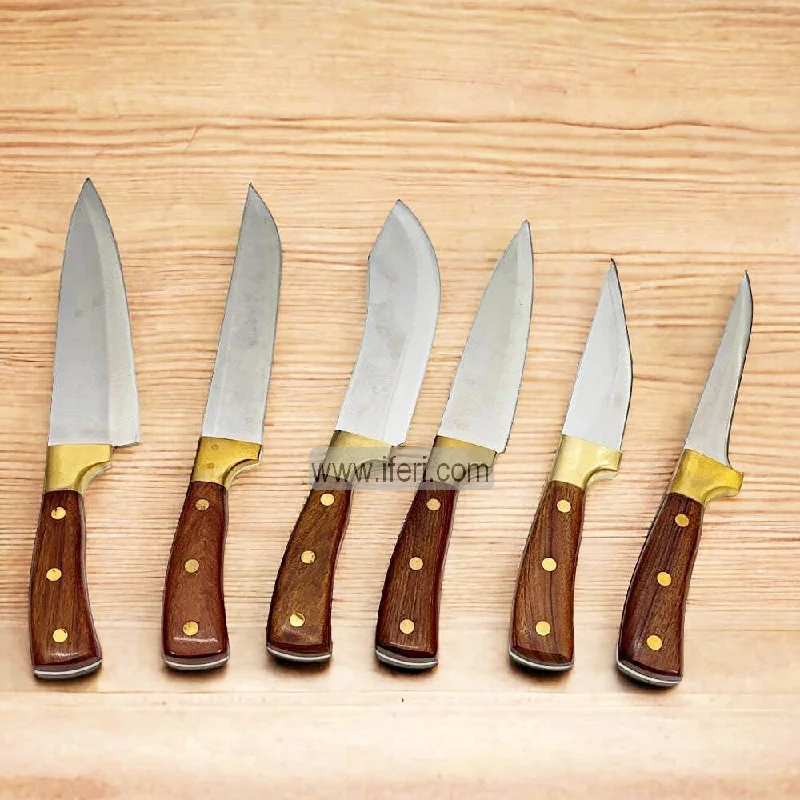 6 Pcs Stainless Steel Heavy Knife Set RR1660-1