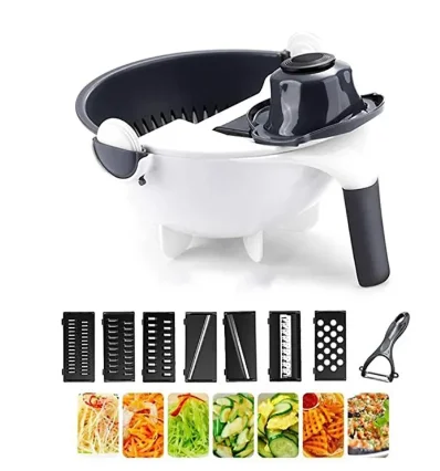 9 in 1 Hand-Held Spiralizer & Vegetable Cutter ATP0005