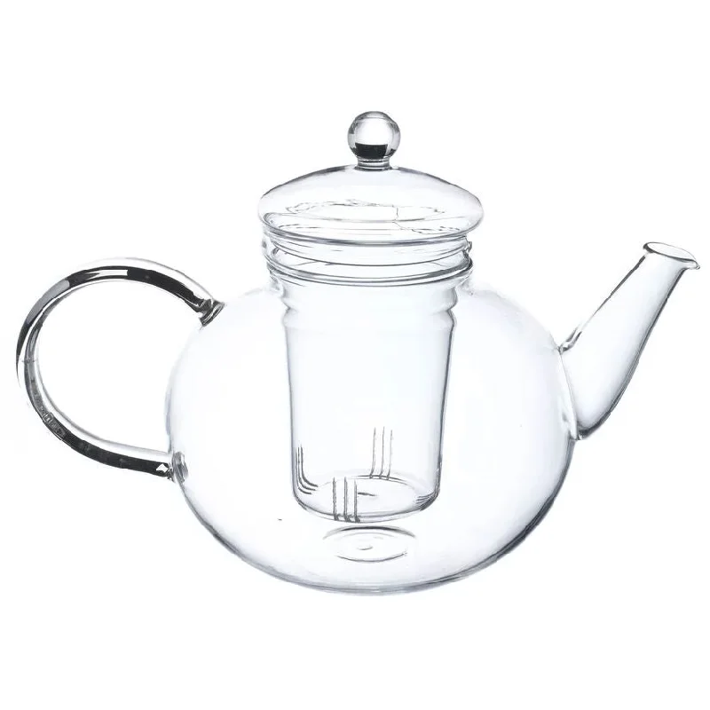 Borosilicate Glass 1.32 Quart Teapot with Removable Infuser