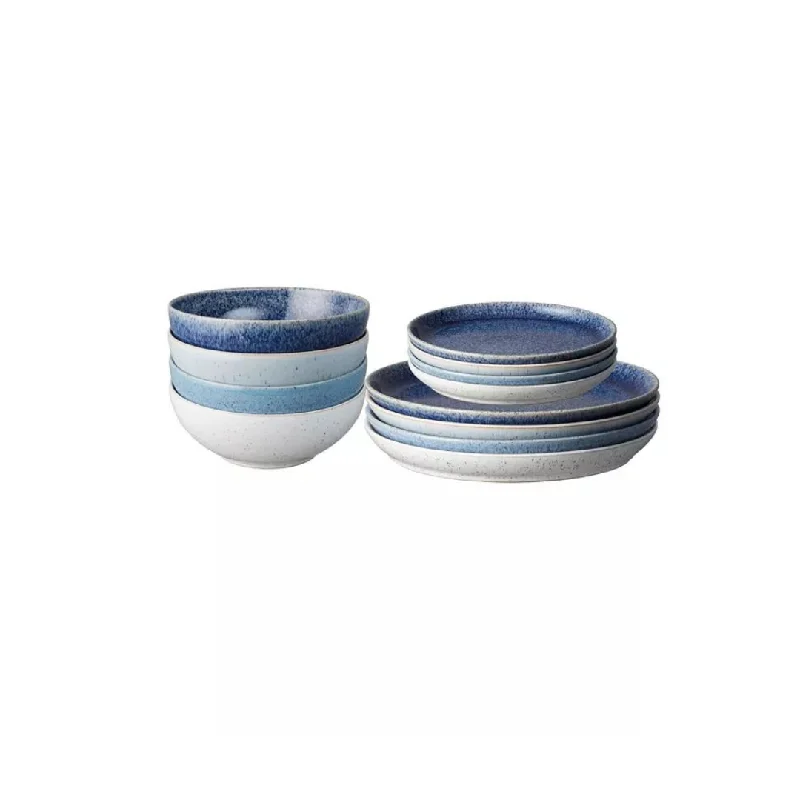 Denby Studio Blue 12-Piece Dinnerware Set