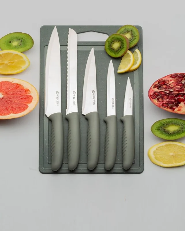 Everyday Knife and Board Set | 5 Pcs