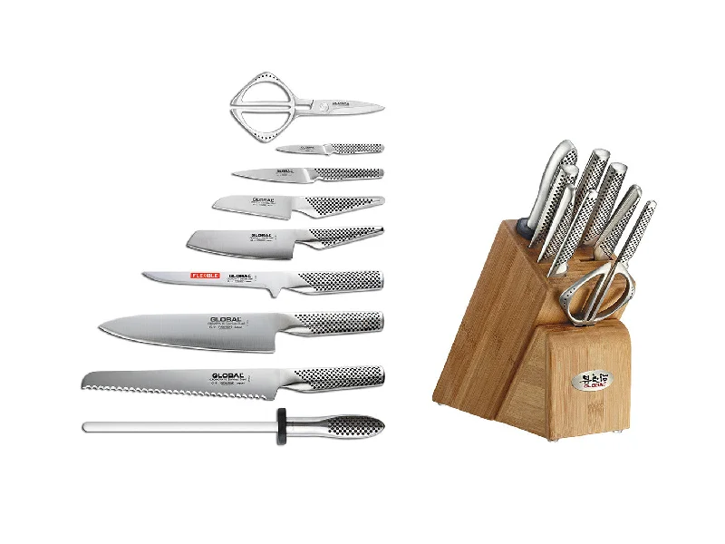 Global 10-Piece Takashi Knife Block Set