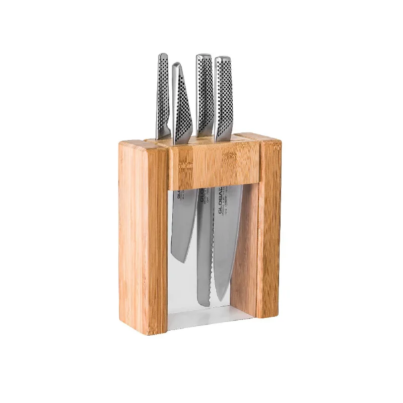 Global 5-Piece Teikoku Knife Block Set