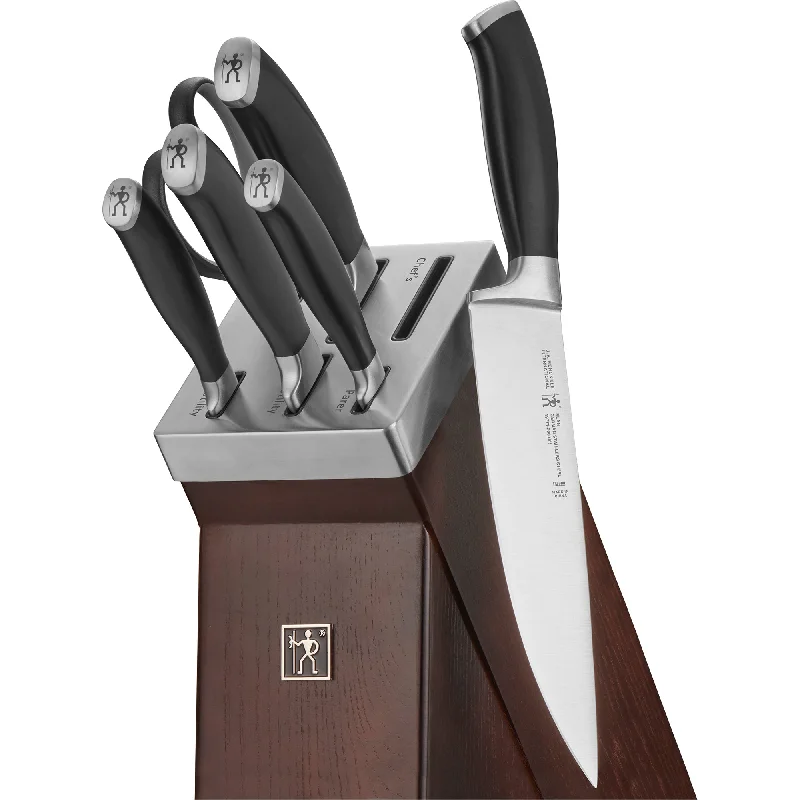 HENCKELS Elan 7-pc Self-Sharpening Knife Block Set