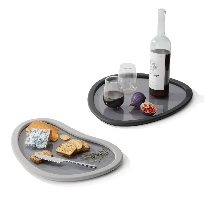 Hub Serving Trays, Set of 2