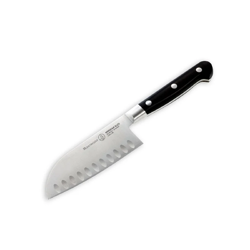 Messermeister Meridian Elite 5-Inch Kullenschliff Santoku Knife