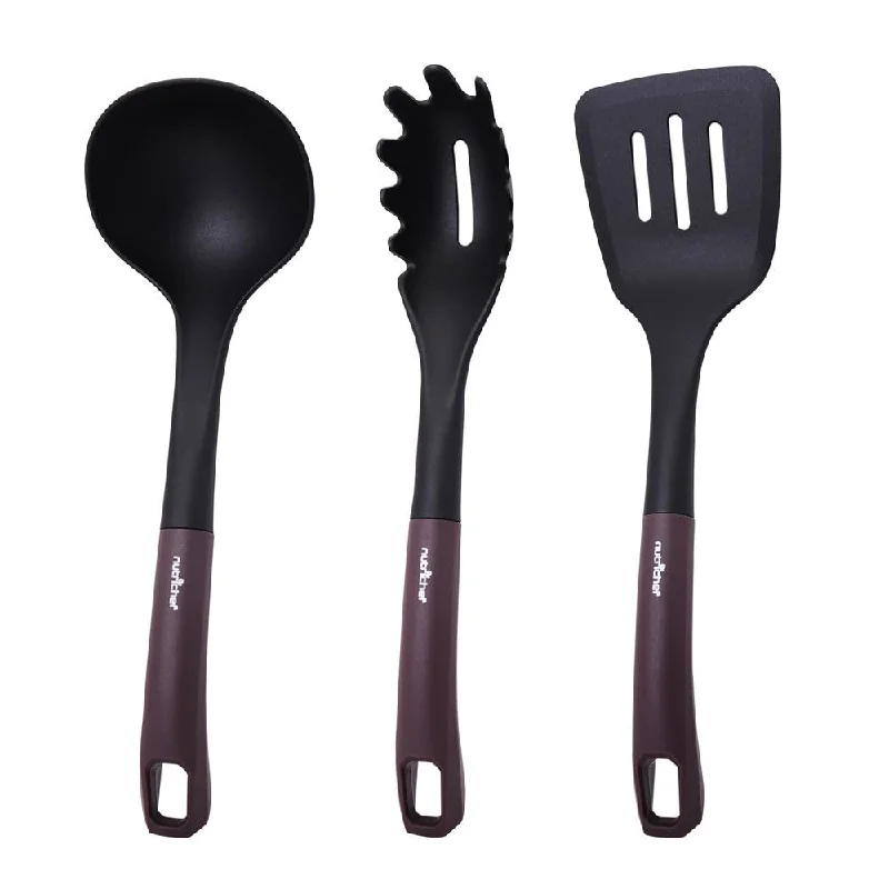 Kitchen Cooking Utensils Set - Includes Soup Ladle, Pasta Fork, And Spatula, Works With Models: Nccw14Sbr & Nccw20Sbr