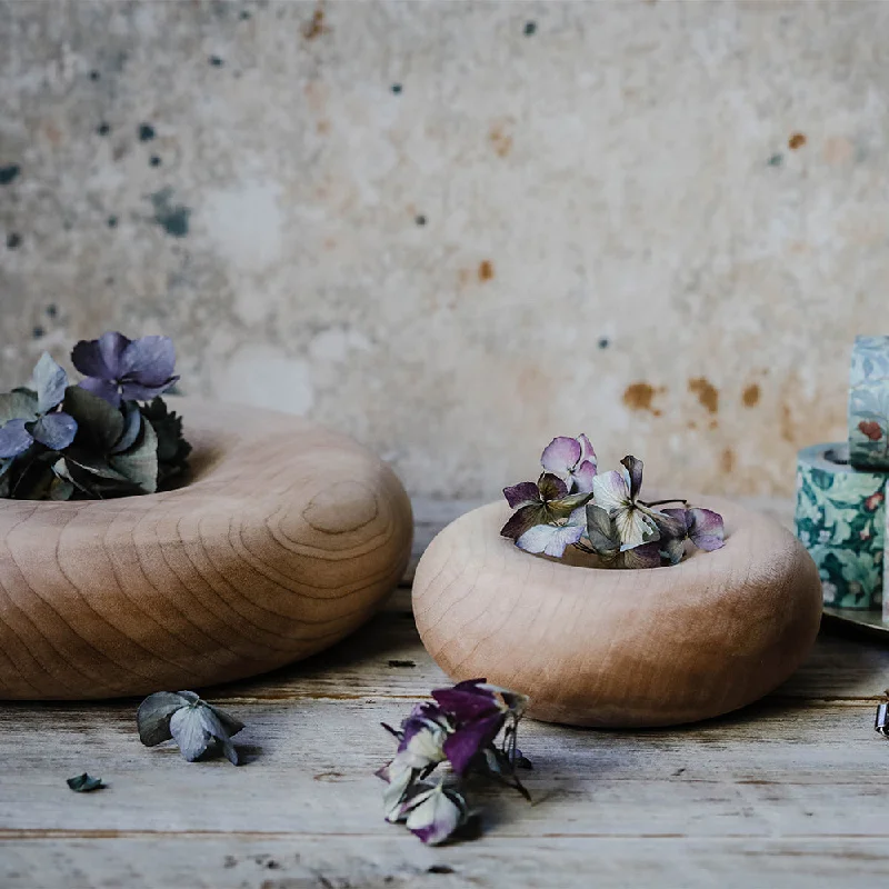 Round Maple Bowl