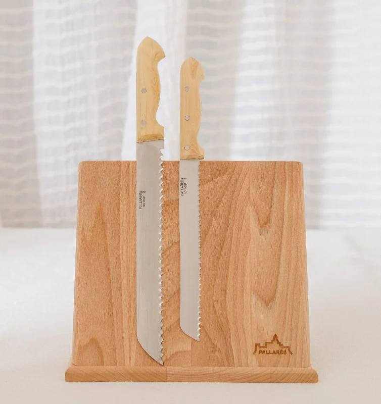 Bread Knife - Boxwood Handle - Stainless Steel