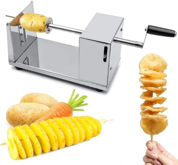 Stainless Steel Manual Spiral Potato Slicer ALM6418