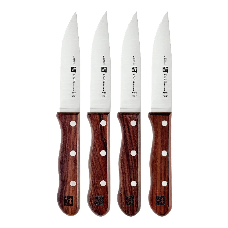 ZWILLING 4-pc Steakhouse Steak Knife Set with Storage Case