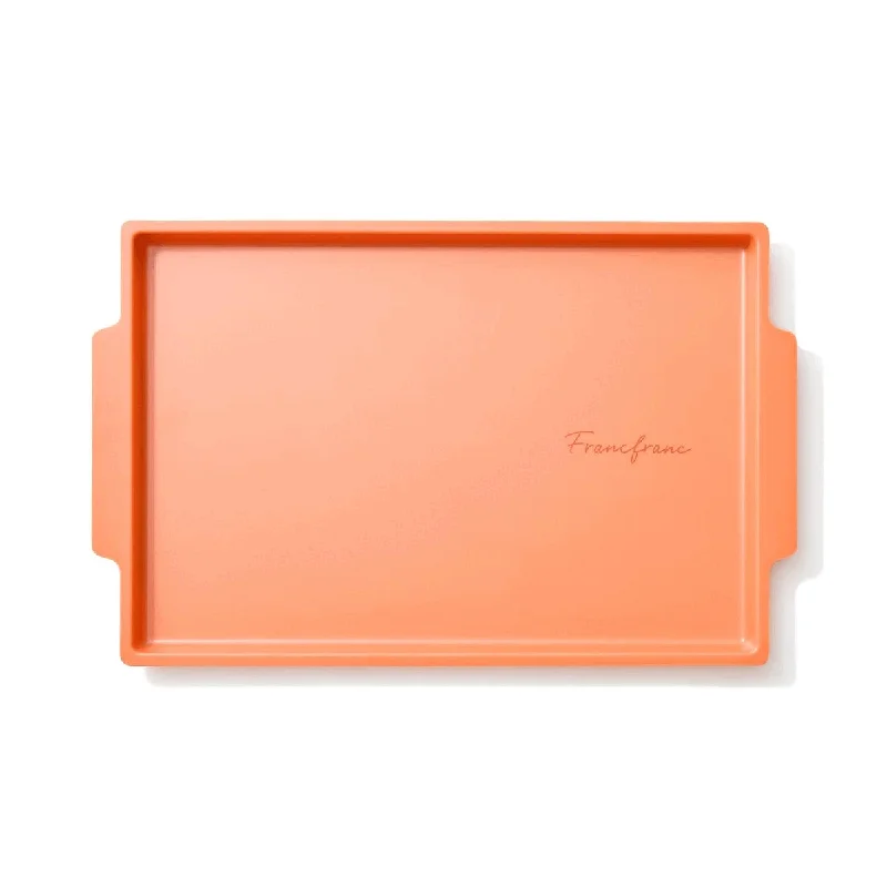 Matte Melamine Tray Orange