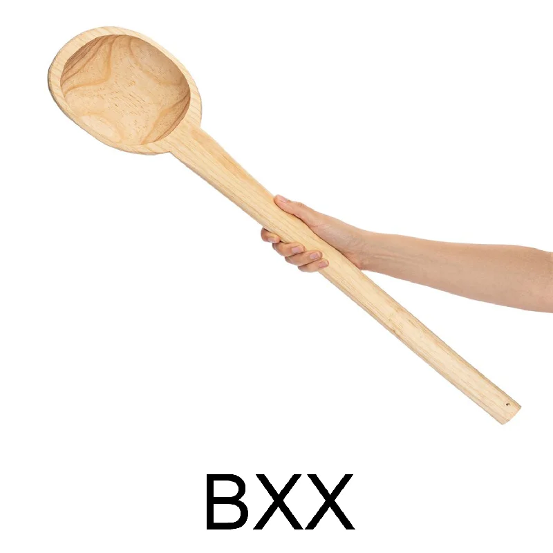 14" Wooden Spoon With Long Hand