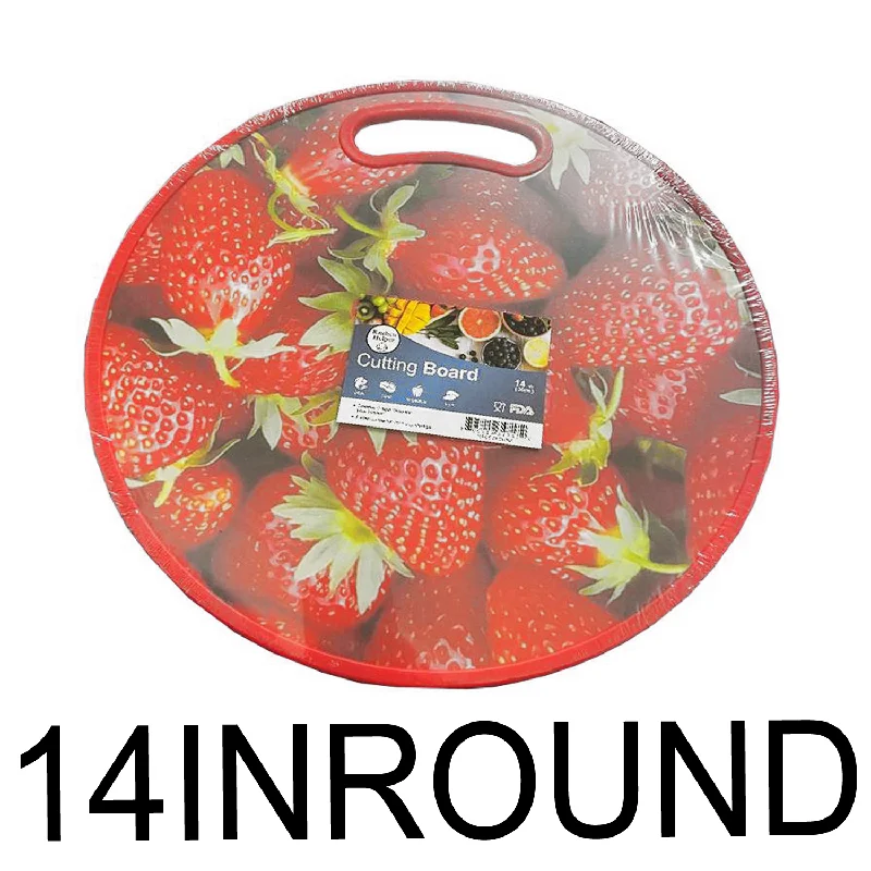 35cm Round Cutting Board-Red