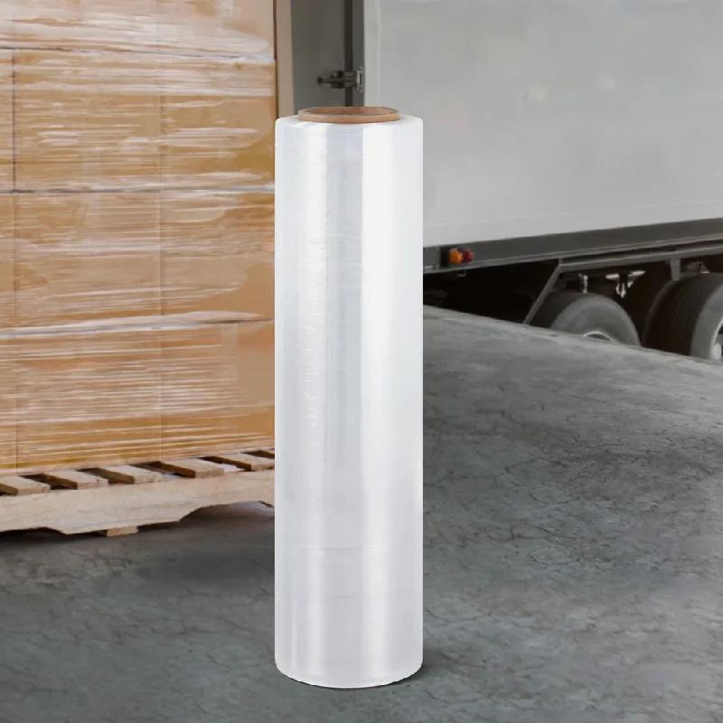 500mm x 400m Stretch Film Pallet Shrink Wrap 1 Roll Package Use Plastic - Clear