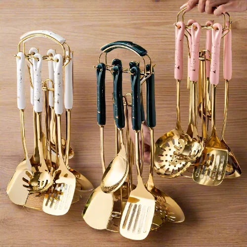 6Pcs Luxurious Serving Spoon