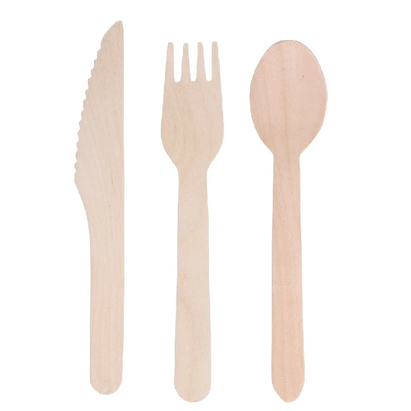 Avanti Birch Party Pack - 18 Piece Set (6 X Knives, 6 X Spoons, 6 X Forks)