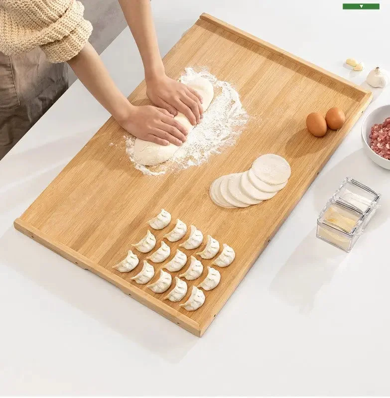 Bamboo Premium Chopping Board Two-Side Kitchen Cutting Board Dumplings Board