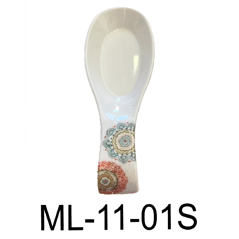 10" Basic Multi-color Pattern Spoon Rest