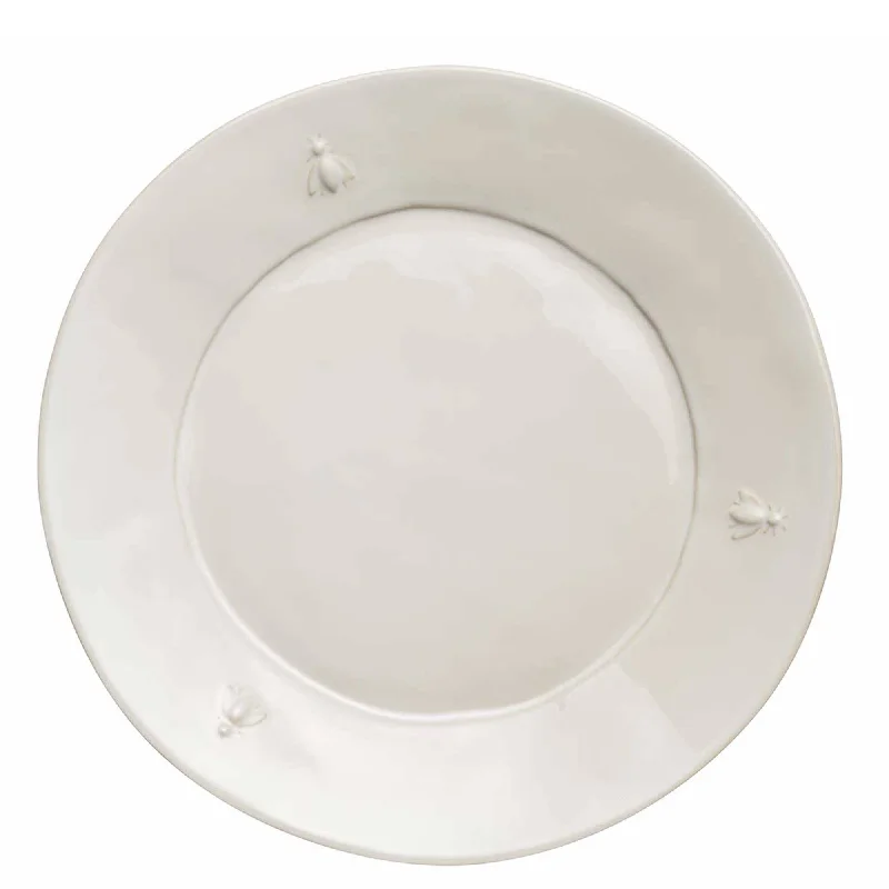 La Rochere Bee Ceramic Dinner Plates - Ecru