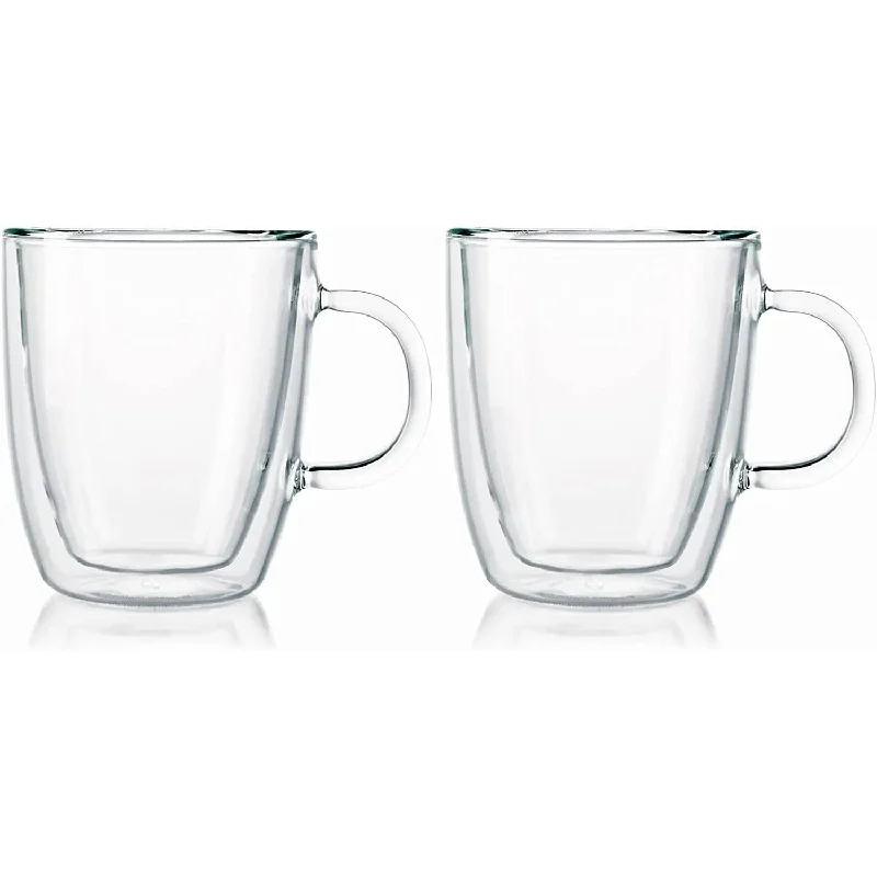 Bodum Bistro Double Wall Thermo-Glass Mugs (Set of 2)