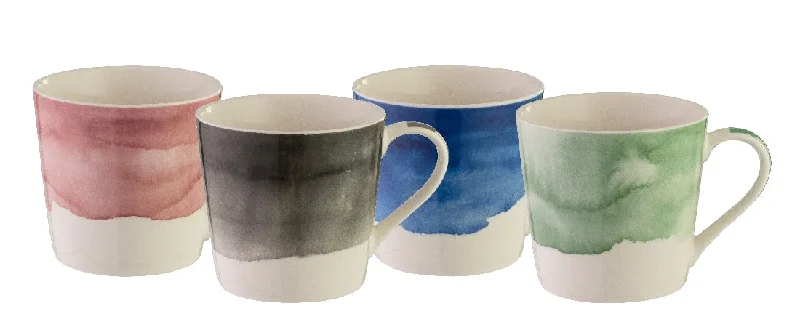 Bundanoon Splash Set Of 4 Mod Mugs - 425ml