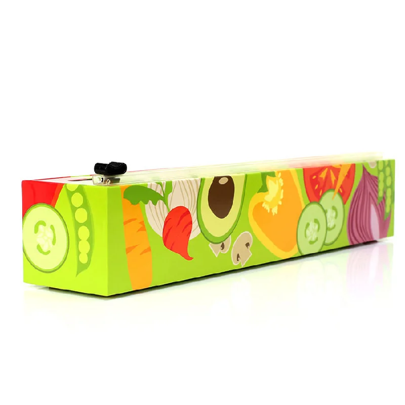 ChicWrap - Plastic Wrap Dispenser, Veggies