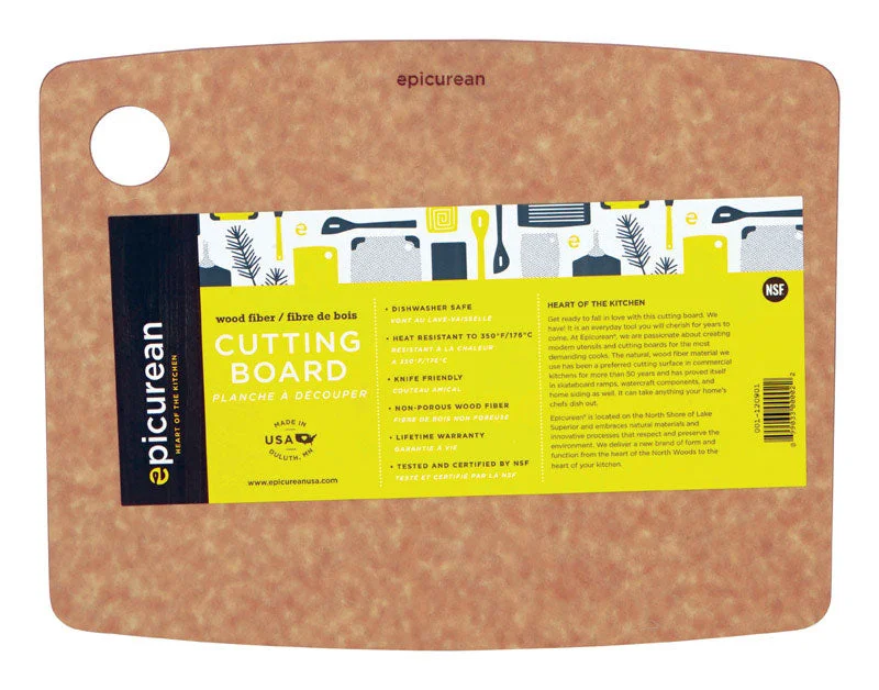 Epicurean Kitchen Series 11.5 in. L X 9 in. W X 0.25 in. Paper Composite Cutting Board