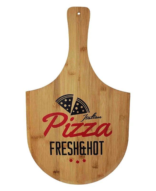 Excellent Houseware Printed Pizza Cutting Board - Oak